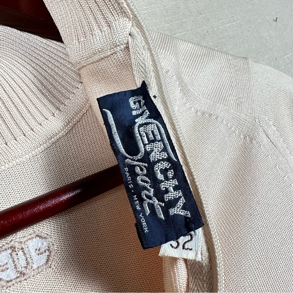 GIVENCHY SPORT Vintage Embroidered Logo 1/4 Zip Turtleneck Pullover - Picture 7 of 8